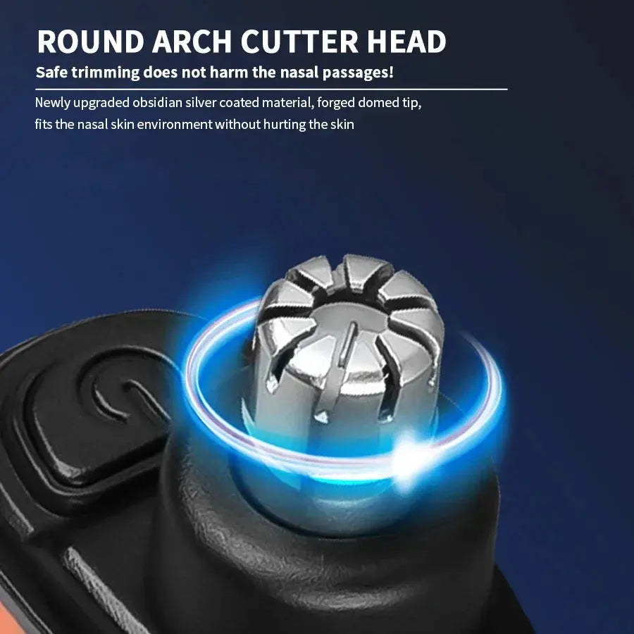 2 In 1 Electric Portable Ear And Nose Hair Trimmer Clipper 2024 Professional Painless Portable Eyebrow For Men Babarify