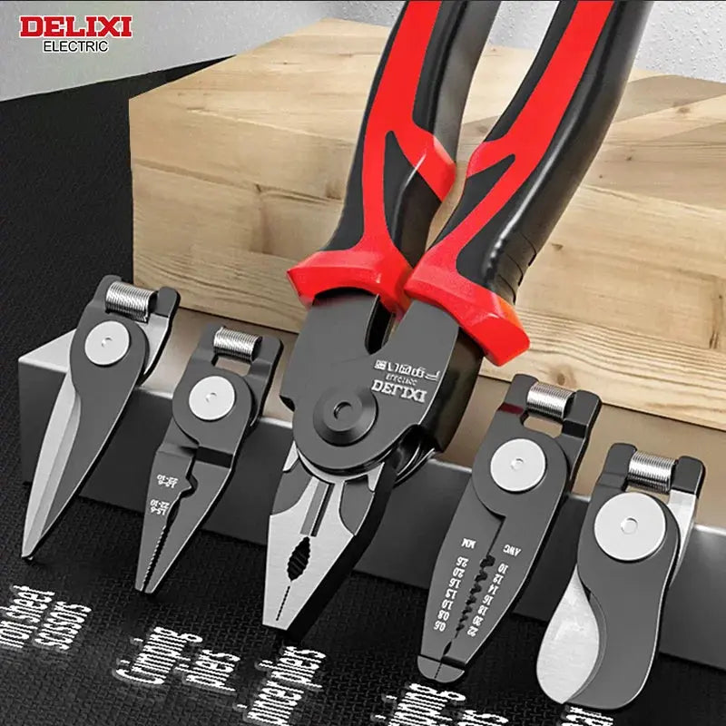 DELIXI Electric 5in1 Multifunction Pliers Set - Babarify