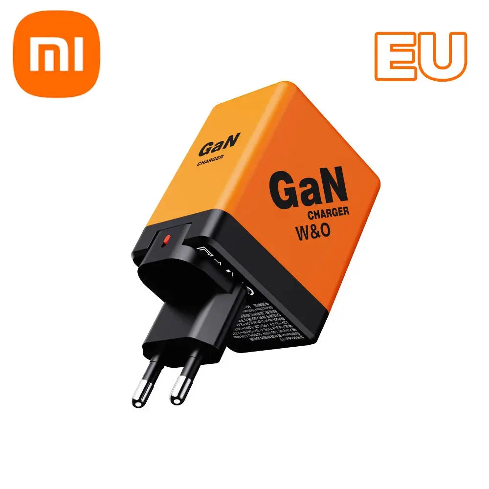 Xiaomi 120W Gan Charger Fast Charge Wall Plug - Orange EU Babarify