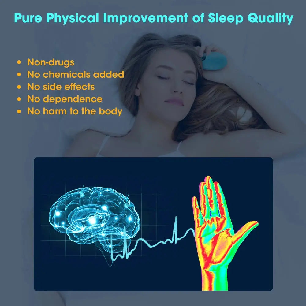 Handheld Sleep Aid Device Relieve Insomnia Instrument Help Sleep Night Anxiety Therapy Relaxatio Pressure Relief Sleep Device Babarify