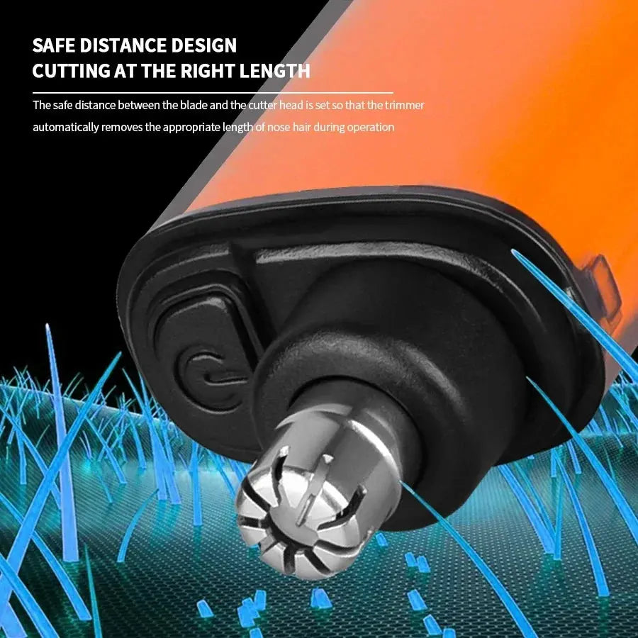 2 in 1 Electric Nose Hair Trimmer for Men – Portable & Painless - Babarify