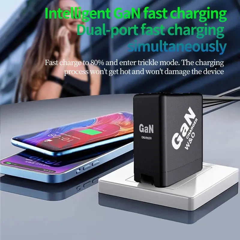 Xiaomi 120W Gan Charger Fast Charge Wall Plug - Babarify