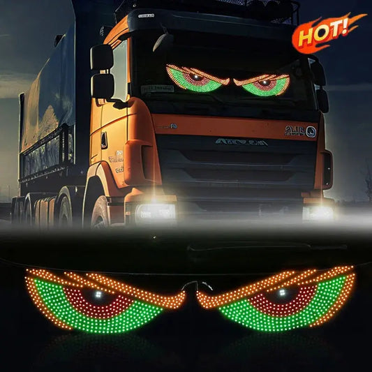 Flexible LED Windshield Display for Cars with Animation -   Babarify