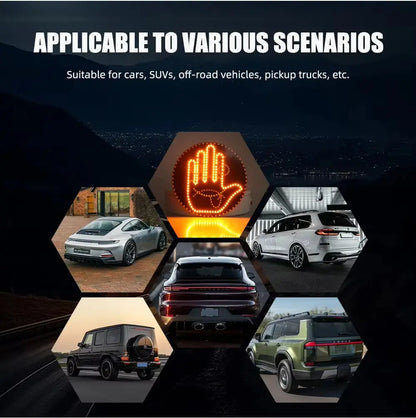 Funny LED Lamp Gesture Light with Remote for Car -   Babarify