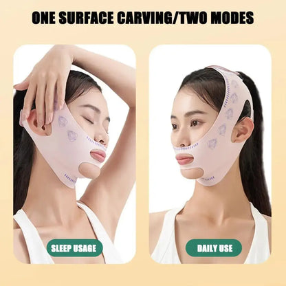 Chin Cheek Slimming Bandage V Shaper Mask - Babarify 