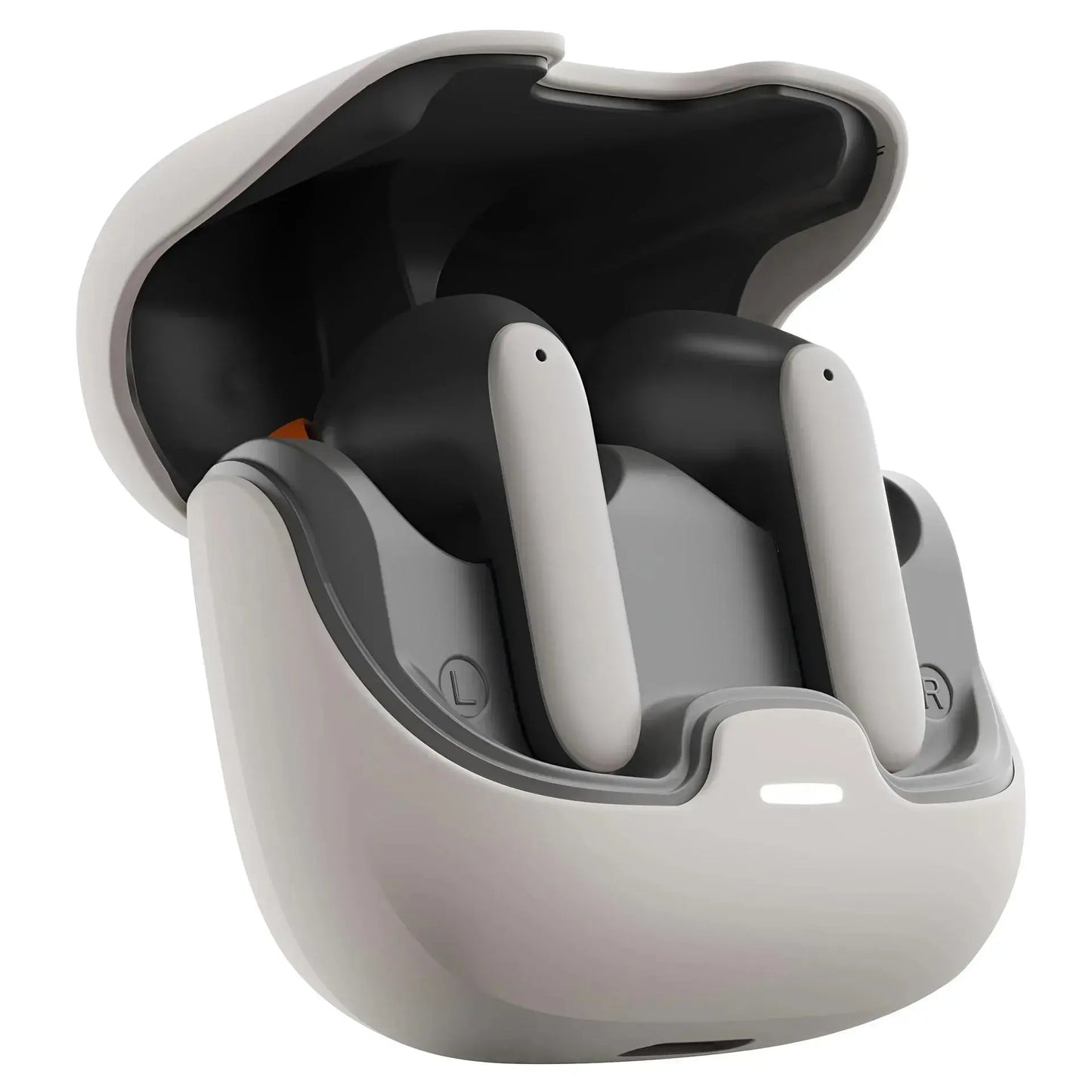 TWS Wireless Bluetooth Earphones Dual Mic ENC Noise Cancelling - Babarify White