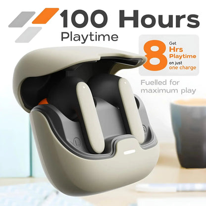TWS Wireless Bluetooth Earphones Dual Mic ENC Noise Cancelling - Babarify 