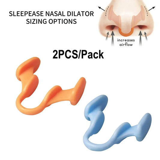 Mini Silicone Nose Clip Stop Snoring – 2pcs Device - Babarify 