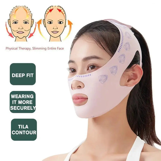 Chin Cheek Slimming Bandage V Shaper Mask - Babarify 